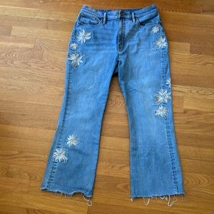 Women’s jeans size 31 by Point Sur, embroidered